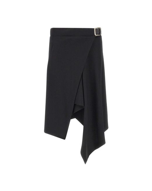 The Attico Black Midi Skirts