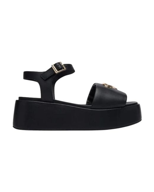 Love Moschino Black High Heel Sandals