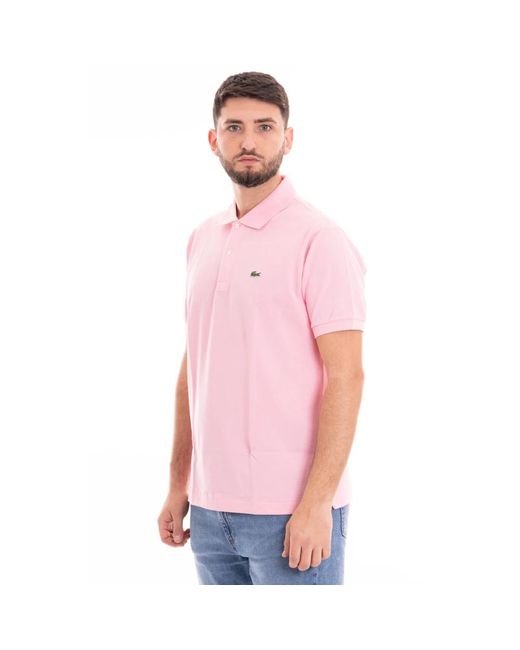 Lacoste Polo-shirt kurzarm in Pink für Herren