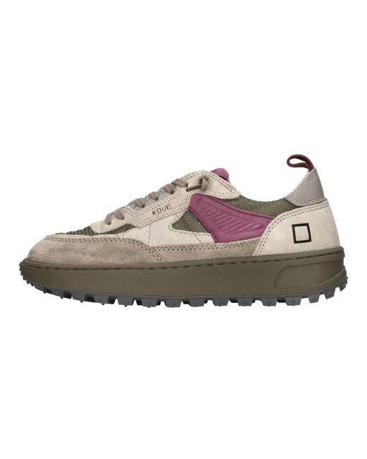 Date Sneakers Multikleur in het Brown