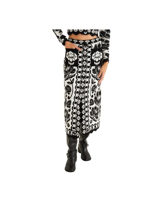 Midi Skirts Farm Rio en coloris Black