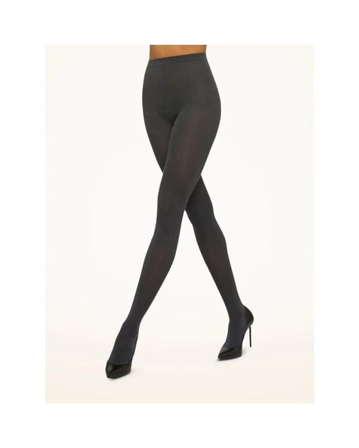 Wolford Gray Merino Tights