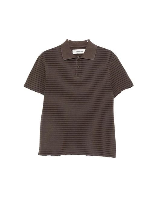 TONYWACK Brown Polo Shirts for men