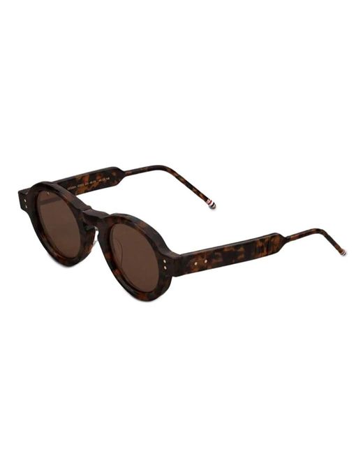 Thom Browne Stilvolle runde tokyo tortoise sonnenbrille thom e in Brown für Herren