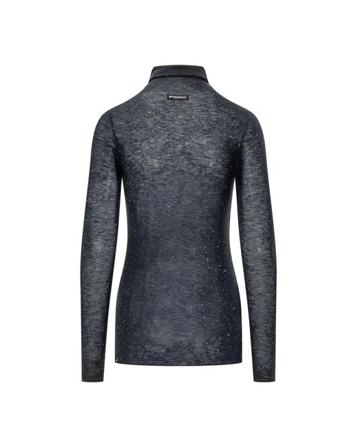 Pinko Blue Turtlenecks