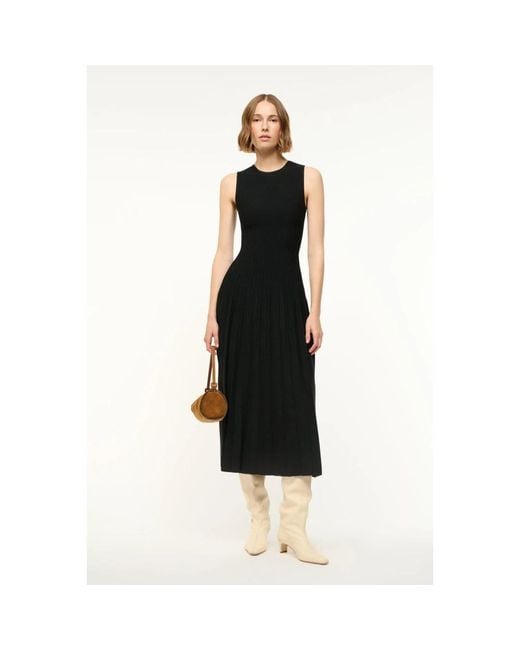 Staud Black Midi Dresses