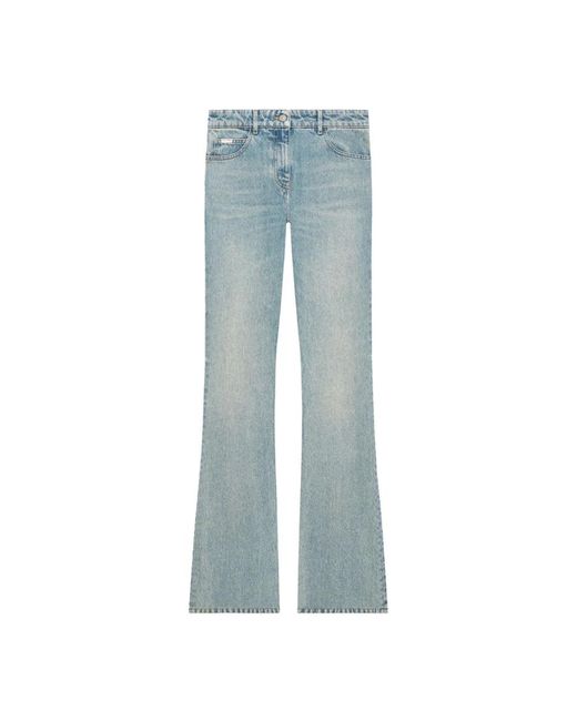 Courreges Bootcut Jeans in het Blue