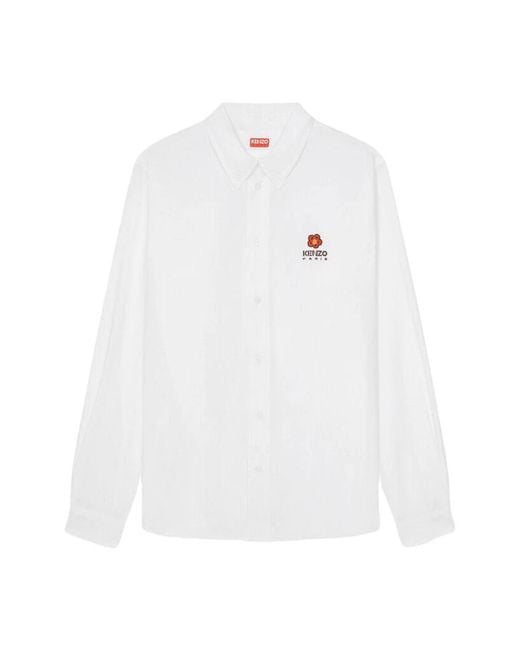 KENZO White Casual Shirts for men