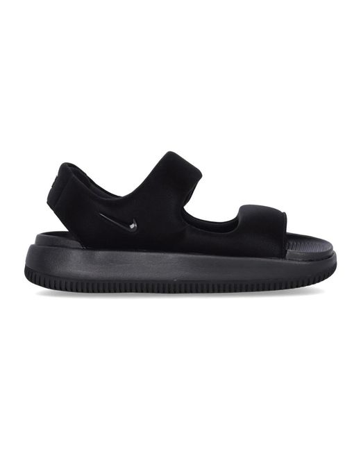Nike Black Flat Sandals for men