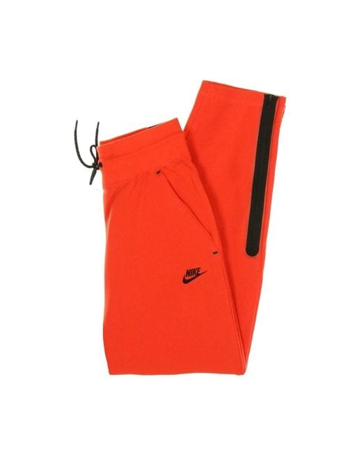 Training Trousers Nike de color Red