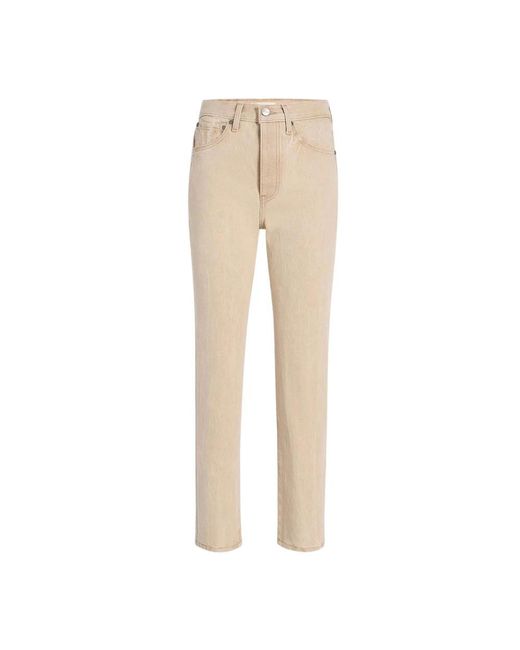 Khaite Natural Slim Fit Jeans
