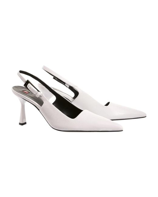 Högl White Weiße ruby pumps für frauen