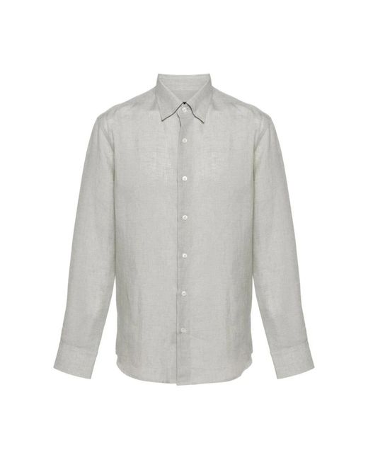 Brioni Gray Casual Shirts for men