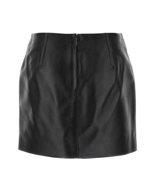 Bottega Veneta Black Lederrock