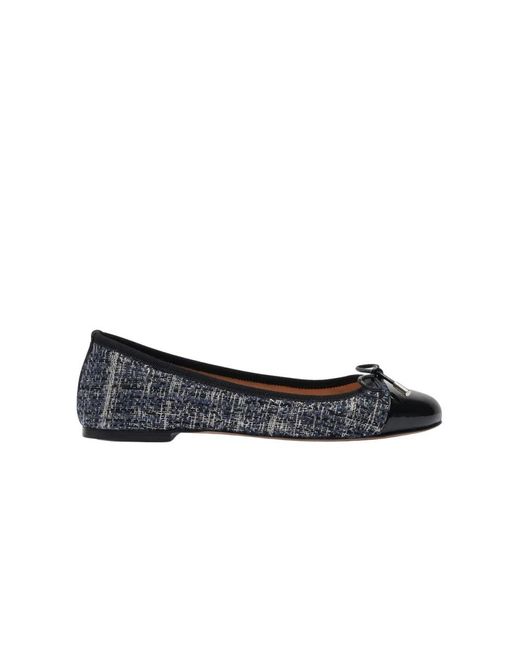 Scarosso Blue Ballerinas