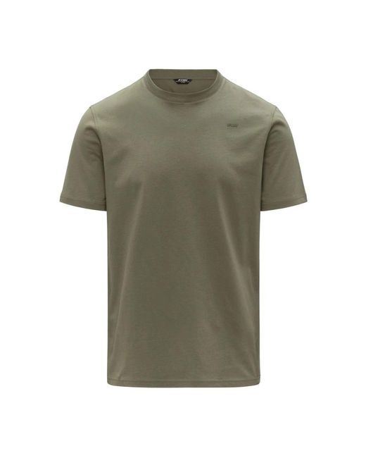 K-Way Green T-Shirts for men