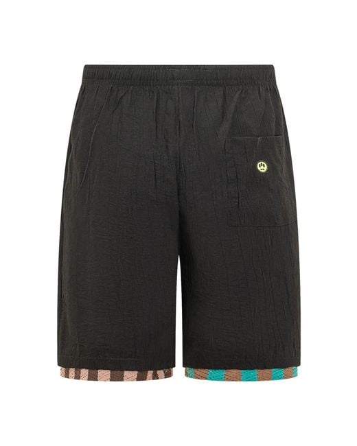 Barrow Black Casual Shorts for men