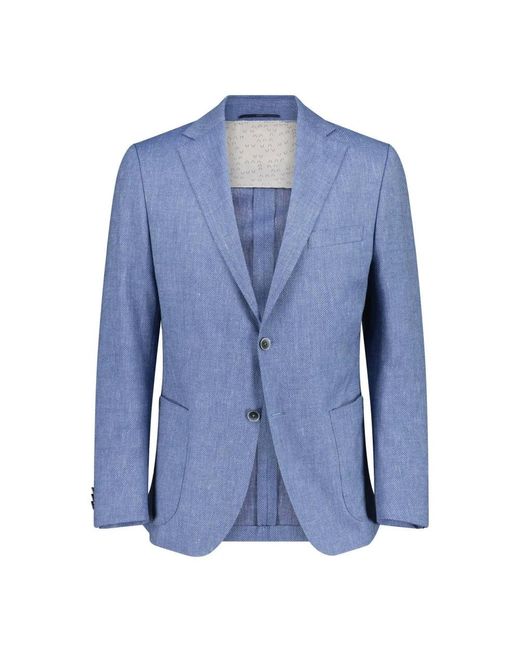 EDUARD DRESSLER Blue Blazers for men