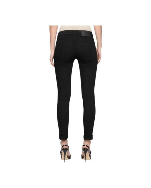 Dondup Black Skinny Fit Jeans