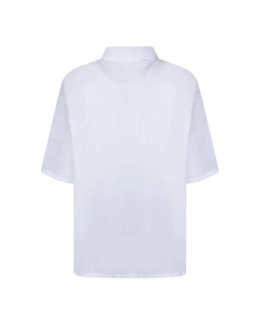 Jacquemus Blue Short Sleeve Shirts for men