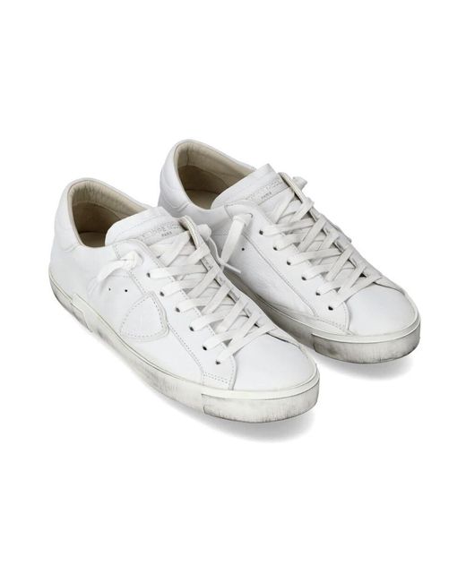 Philippe Model White Sneakers for men