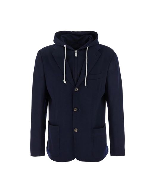 Blazers di Eleventy in Blue da Uomo