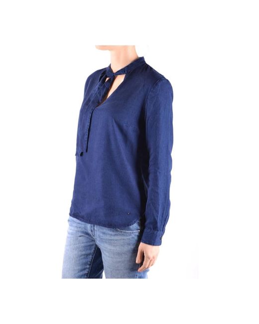 Jacob Cohen Overhemden ,Blauw ,Katoen Stijlvolle Blouse in het Blue