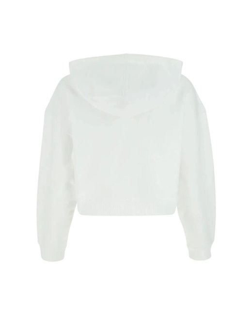 Stella McCartney White Weiße Pullover Kollektion