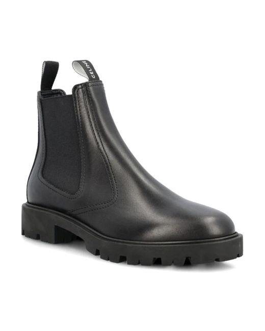 Céline Black Chelsea Boots for men