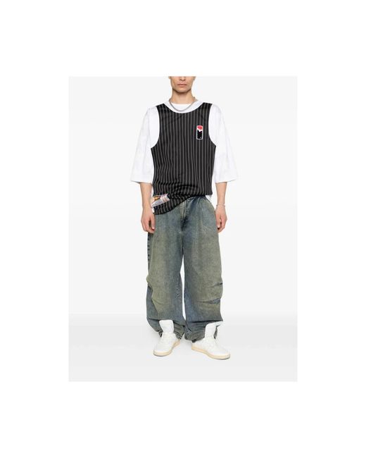 PDF Blue Loose-Fit Jeans for men