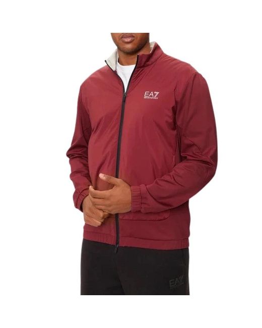 EA7 Hoodies & Sweatvesten ,Rood ,Syrah Sweatshirt in het Red voor heren