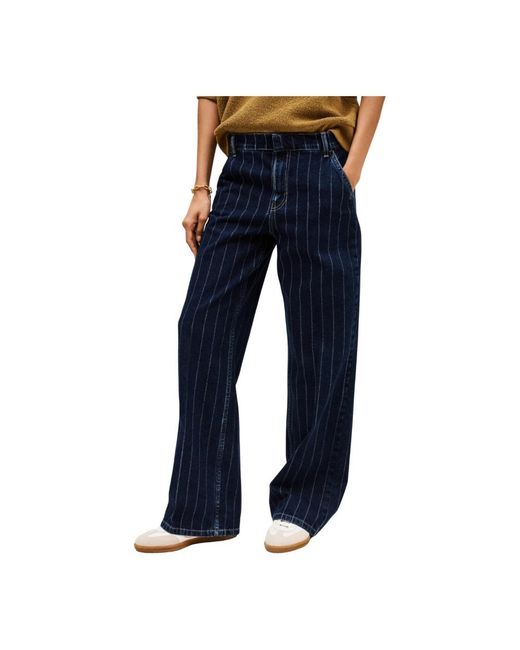 Wide Jeans Ba&sh de color Blue