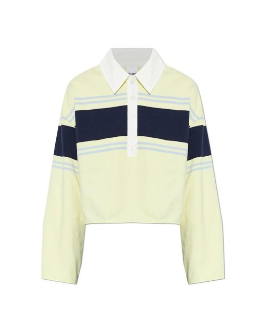 Re/done Yellow Polo Shirts