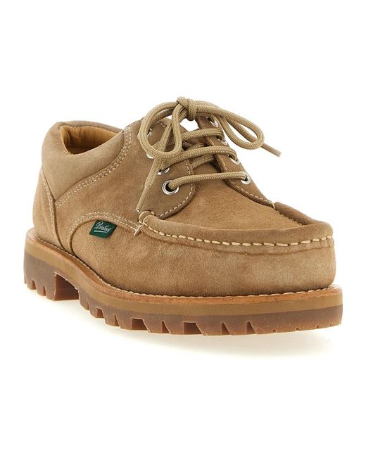 Paraboot Brown Laced Shoes for men