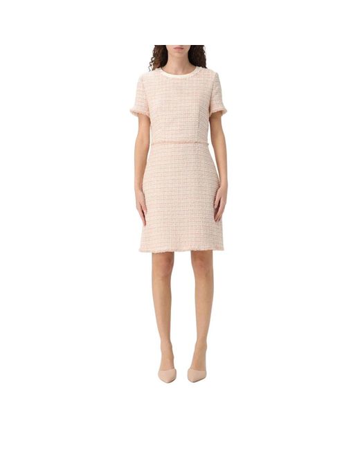 HUGO Short Dresses in het Natural