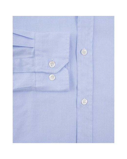 Hartford Blue Casual Shirts for men