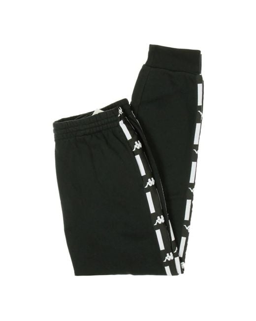 Kappa Black Sweatpants for men