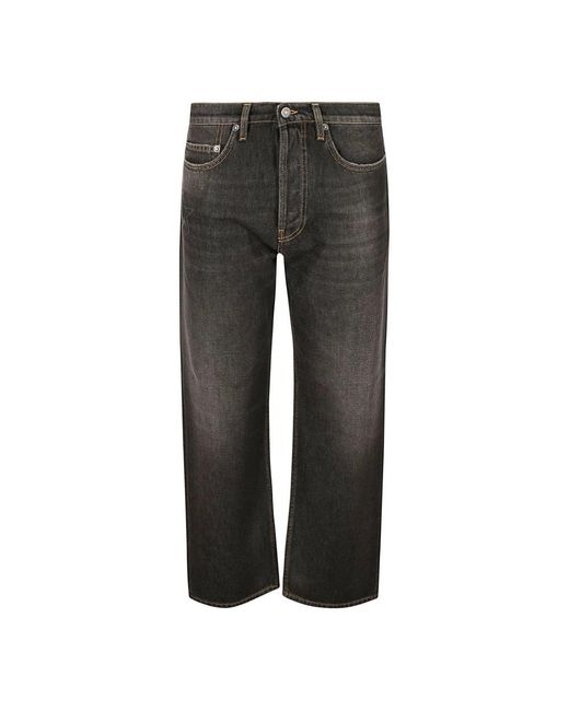 Golden Goose Deluxe Brand Gray Cropped Jeans for men