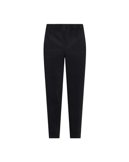 Issey Miyake Black Slim-Fit Trousers for men
