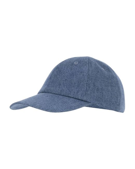 ARMARIUM Accessoires ,Blauw ,Denim Denim Baseballpet Met Aangepaste Gesp in het Blue