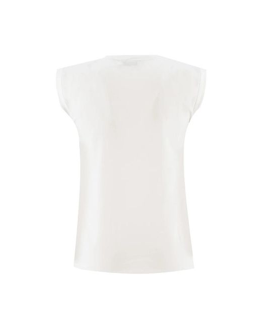 Le Tricot Perugia White T-Shirts