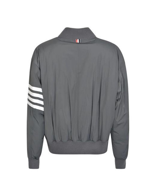 Thom Browne Gray Bomber Jackets for men