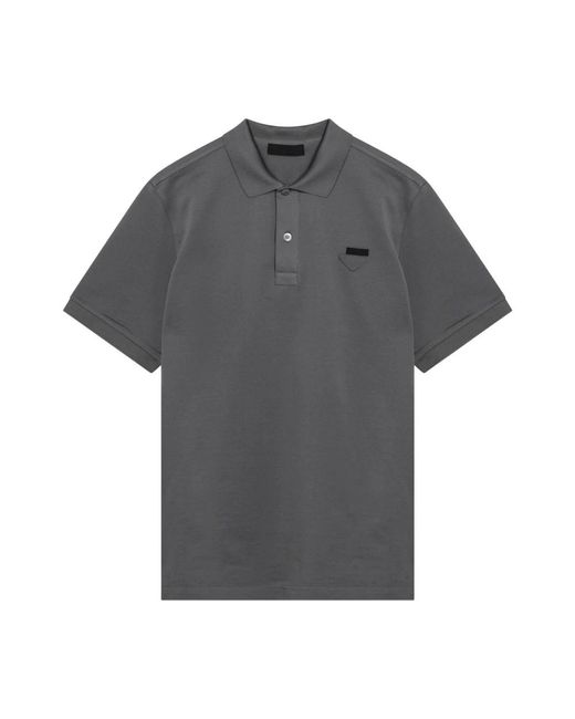 Prada Gray Polo Shirts for men