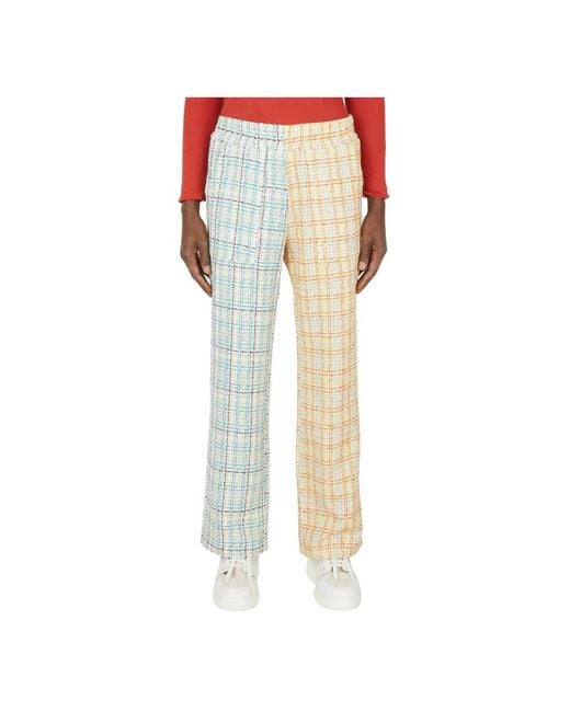 (DI)VISION Yellow Straight Trousers for men