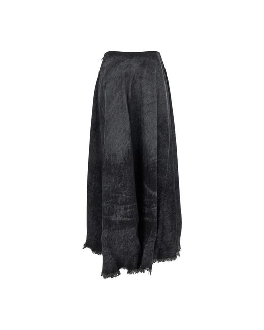 DIESEL Black Grauer Rock Mit Ovalem D-Logo