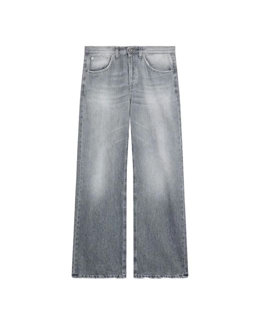 Jeans > wide jeans Dondup en coloris Gray