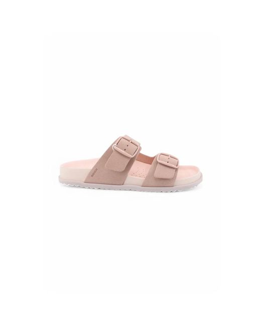 Geox Pink Sandybett Slide