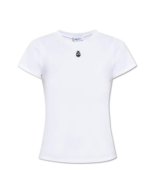McQueen White T-Shirts