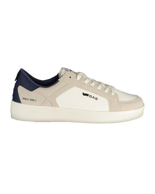Gas White Sneakers for men