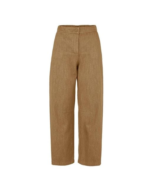 Bomboogie Tapered Broeken in het Natural